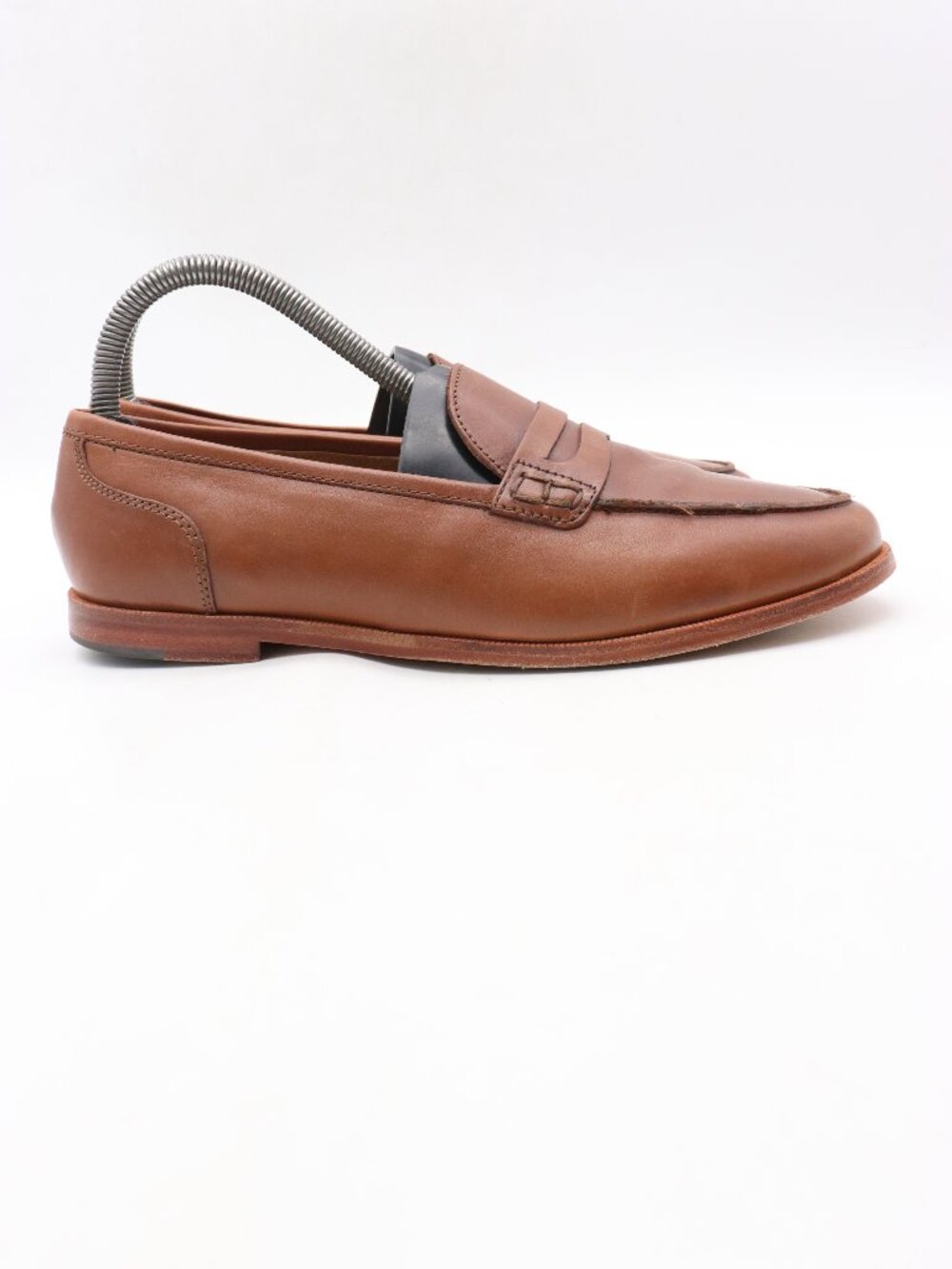 J.Crew Ryan Penny Loafers Women's Size 8.5 Brown Leather Slip On Shoes H8200